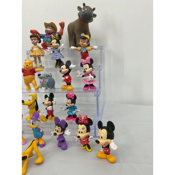 Disney Figurine Collectible Set Featuring Mickey & Friends Toys or Cake Toppers - Picture 4 of 4